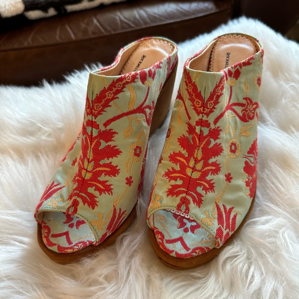 Rockwell Tharp bora bora wedge sandal